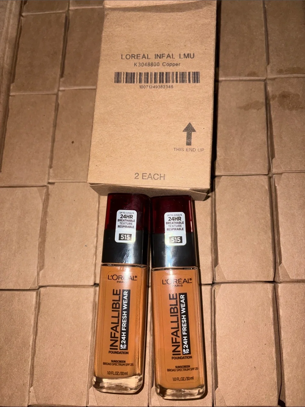 L'Oreal Infallible 24H Fresh Wear Foundation - Warm Orange-Beige (515)